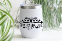 Happy Kitchen Happy House Svg, Farmhouse Kitchen Svg. Product Image 6