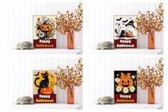 Cartoon Halloween Greeting Card Bundle, Halloween Bundle Product Image 5