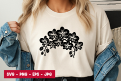 Blooming Branch SVG PNG Product Image 1
