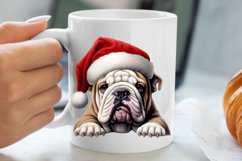 Christmas Peeking Dogs Clipart, Christmas PNG Product Image 5