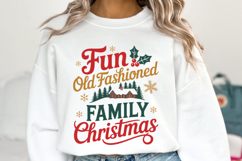 Fun Old Fashioned Family Christmas Svg | Shirt Svg Product Image 5