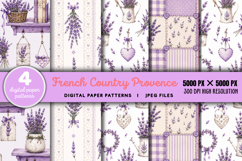French Country Provence Digital Paper JPG Product Image 1
