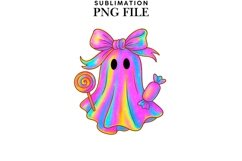Neon ghost png design Product Image 1
