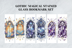 Gothic Magical Stained Glass Bookmark, Mystical Cathedral Product Image 5