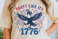 Party Like It's 1776 Svg, 4th Of July Svg, Patriotic Svg. Product Image 6