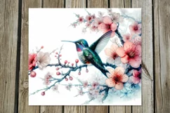 Watercolor spring flower | Skinny tumbler Sublimation PLUS Product Image 3