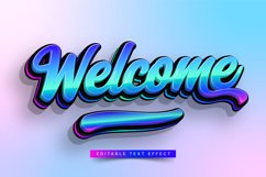 Editable Text Effect for Illustrator. Vector Graphic styles Product Image 1