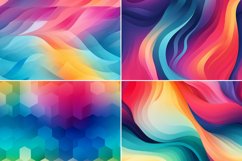 Bright Pattern Digital Paper Bundle, Craft Paper Product Image 5