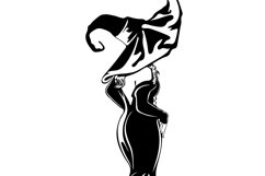 Witch Woman Svg/Png/Jpg/Ai/Vector Woman/Halloween design Svg Product Image 2