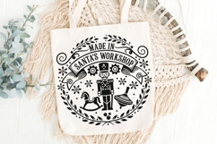 Made In Santa’s Workshop Svg, North Pole Svg, Holiday Svg. Product Image 6