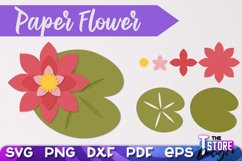 Paper Flower SVG Design | Flower SVG Design | Mother’s Day Product Image 1