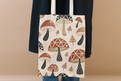 Scandinavian Mushroom Folk Art Paper Product Image 6