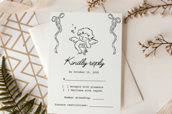 Hand Drawn Whimsical Wedding Clipart Product Image 5