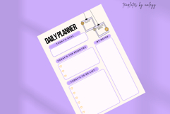Cute Daily Planner Template for Canva | Printable &amp; Digital Product Image 5