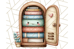 Simple School Supplies Clipart, Cute Classroom PNG Product Image 5