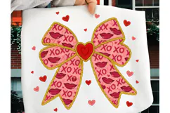 Valentine's Day Coquette Bow PNG, Valentine PNG, Xoxo PNG Product Image 4