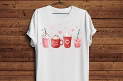Valentine Coffee PNG, Cute Coffee Drinks Clipart, True Love Product Image 5