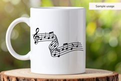 Hand Drawn Music Notes SVG Product Image 5