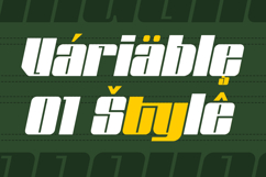 Spargym - Bold &amp; Modern Italic Geometric Display Font Product Image 5