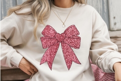 Plaid &amp; Glitter Bow Clipart Bundle Product Image 3