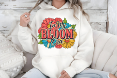 In My Bloom Era PNG, Retro Floral Flower Sublimation Design Product Image 5