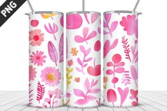 Flowers Tumbler Wrap | Sublimation Design | Tumble PNG Product Image 2
