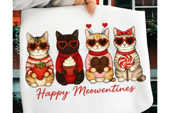 Happy Meowentine PNG, Cat Valentine PNG, Valentine&#039;s day PNG Product Image 2