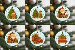 BUNDLE Cute Christmas ornament PNG sublimation Product Image 4