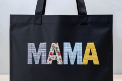 Vol. 9 Patchwork Fabric Mama - PNG Product Image 5