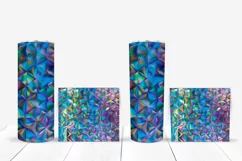 Holographic Tumbler Sublimation Designs, Summer Tumbler Wrap Product Image 5