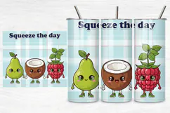 Fruit Mood Tumbler Wraps,20 oz Fruit Tumbler PNG Design Product Image 4