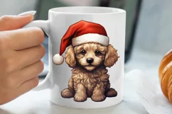 Christmas Dogs Sublimation Clipart, Christmas Dog Clipart Product Image 5