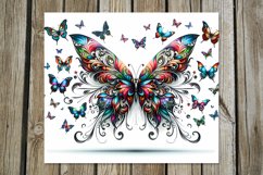 Magic Butterfly | skinny tumbler Sublimation design bundle Product Image 5