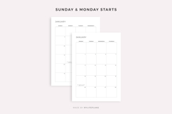 2027 Monthly Calendar with Holidays on 2 Pages, Printable Product Image 5
