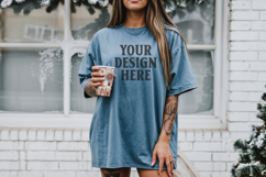 Bay Christmas Comfort Colors 1717 TShirt Mockup,cc1717 mock Product Image 1