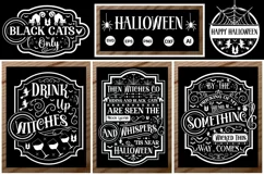 Farmhouse Halloween SVG 5 designs/Halloween Porch Signs SVG Product Image 3