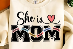 She is Mom SVG, Mother's Day SVG Shirt, Blessed Mom SVG Product Image 2