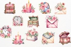 Victorian Vintage Romantic, Shabby Shic, Watercolor Love Product Image 5