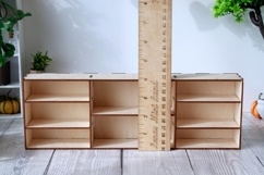 Miniature dollhouse bookcase drawer digital file, BJD doll Product Image 5