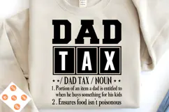 Funny Dad Tax Noun SVG, Father's Day SVG Design, Dad SVG Product Image 2