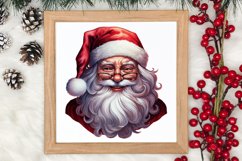 Vintage Black Santa Claus Sublimation Clipart, Santa PNG Product Image 4