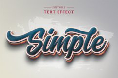 Editable Text Effect for Illustrator. Vector Graphic styles Product Image 1