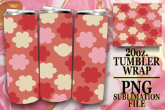 Gentle Moments 20oz tumbler wrap, Valentine's Pattern Product Image 1