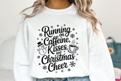 Running on Caffeine Kisses and Christmas Cheer Svg Product Image 5
