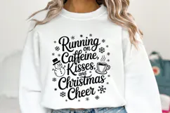 Running on Caffeine Kisses and Christmas Cheer Svg Product Image 5