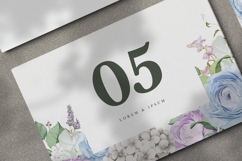 beautiful wedding card invitation with roses flower wreath Product Image 5