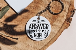 Sarcastic Quates Keychain SVG Bundle Product Image 4