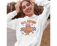 Funny Six Seven Turkey SVG PNG | Boy and Girl Thanksgiving Product Image 3
