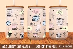 Bible Verse 16oz Can Glass Wrap Product Image 1