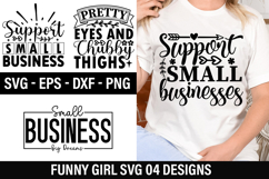 Funny Girl SVG Design - Pretty eyes and chubby thighs Product Image 1
